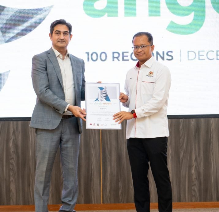 表扬对中风护理表现 太平获评大马首个“天使地区”