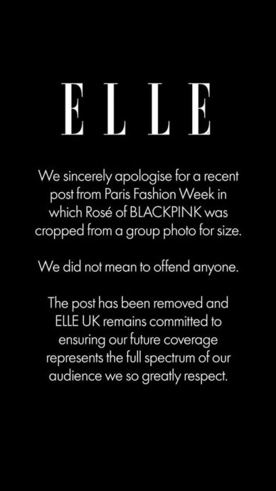 裁走Rosé挨轰 英杂志：无意冒犯