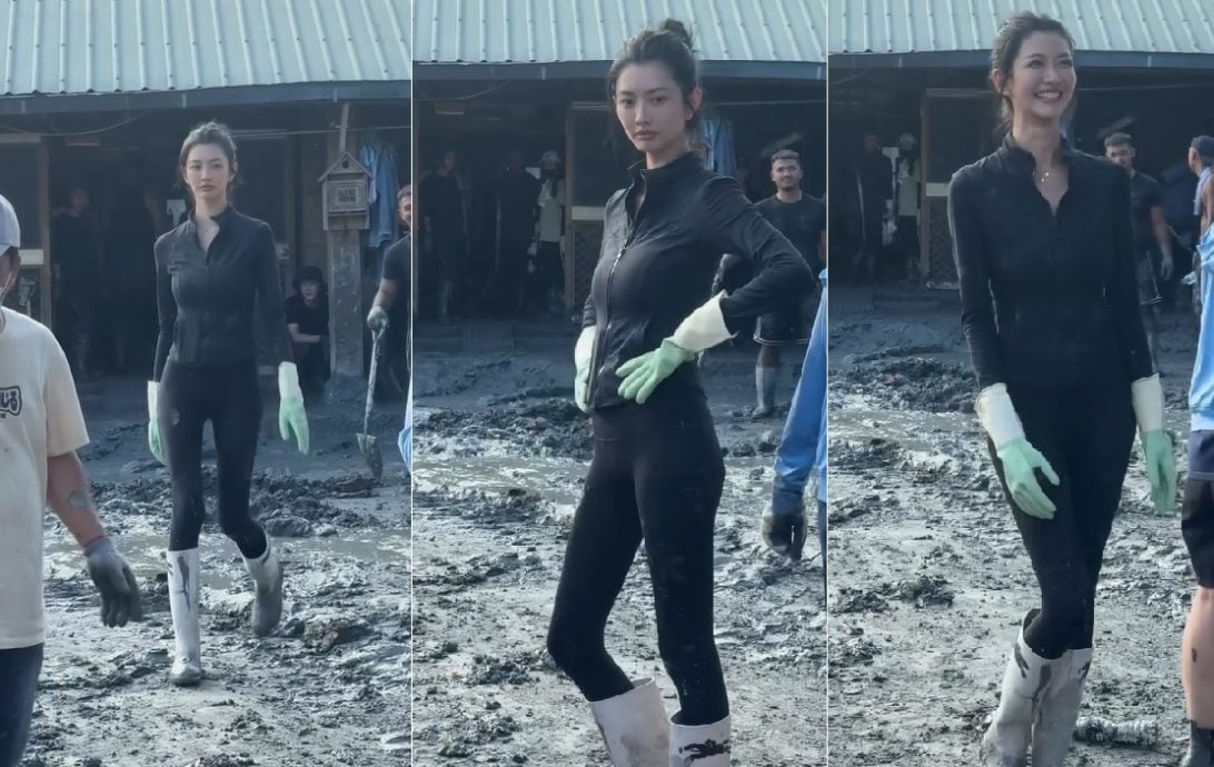 视频/万人肉搜花莲灾区正妹 竟是国际名模吴宜桦