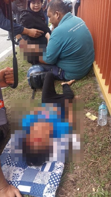 请签发/大都会/沙亚南轿车失控撞灯柱，一家五口夫死妻3女儿重伤