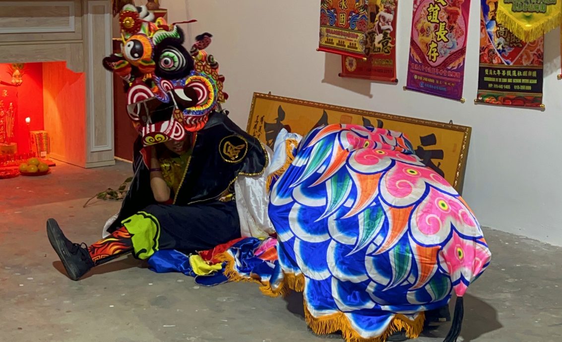 请签发（大北马）主文/吉打州首支传统客家麒麟队开光。