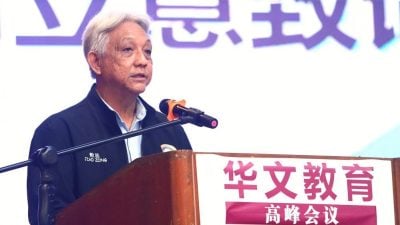 谢立意:非华裔生须努力学习 华小教华文非用第二语言