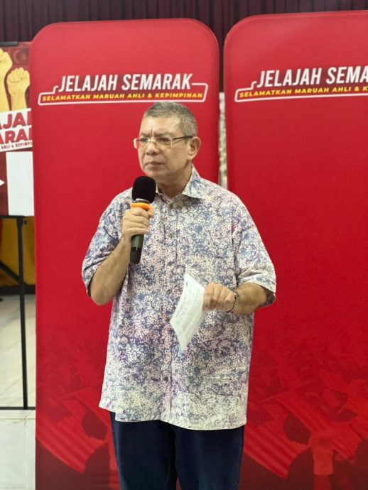 赛富丁促慕尤丁辞党主席职 批其失去昔日领导特质