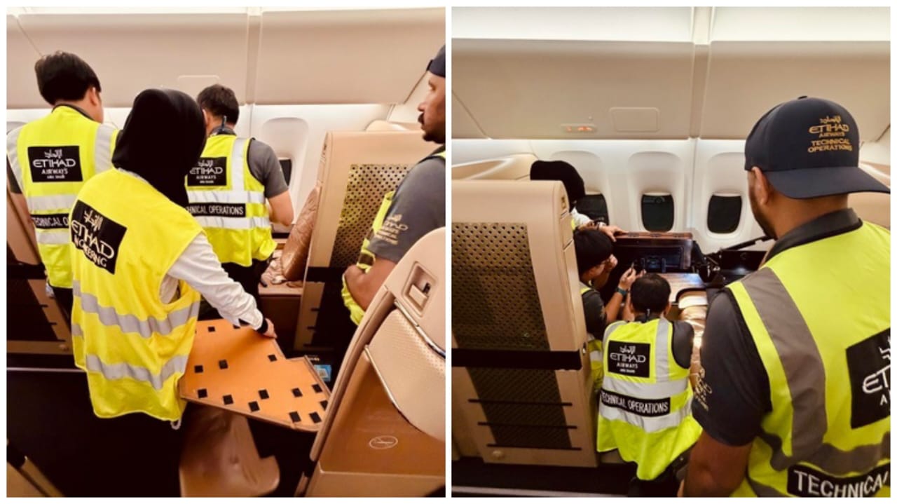 起飞前手机滑进座椅缝 头等舱乘客直呼:闯祸了!