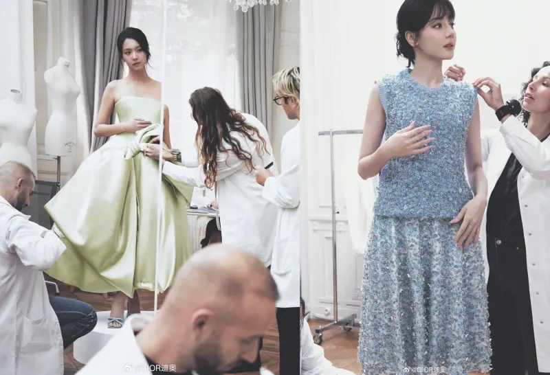 迪丽热巴鞋跟断裂全程踮脚 同场Jisoo待遇差距掀热议