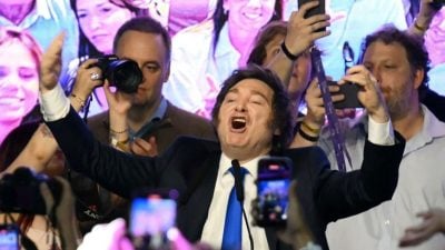 阿根廷总统米莱伊 政党赢得国会中期选举 特朗普道贺