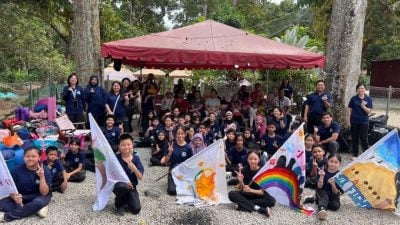 侨智华小露营活动   34学生培养独立能力
