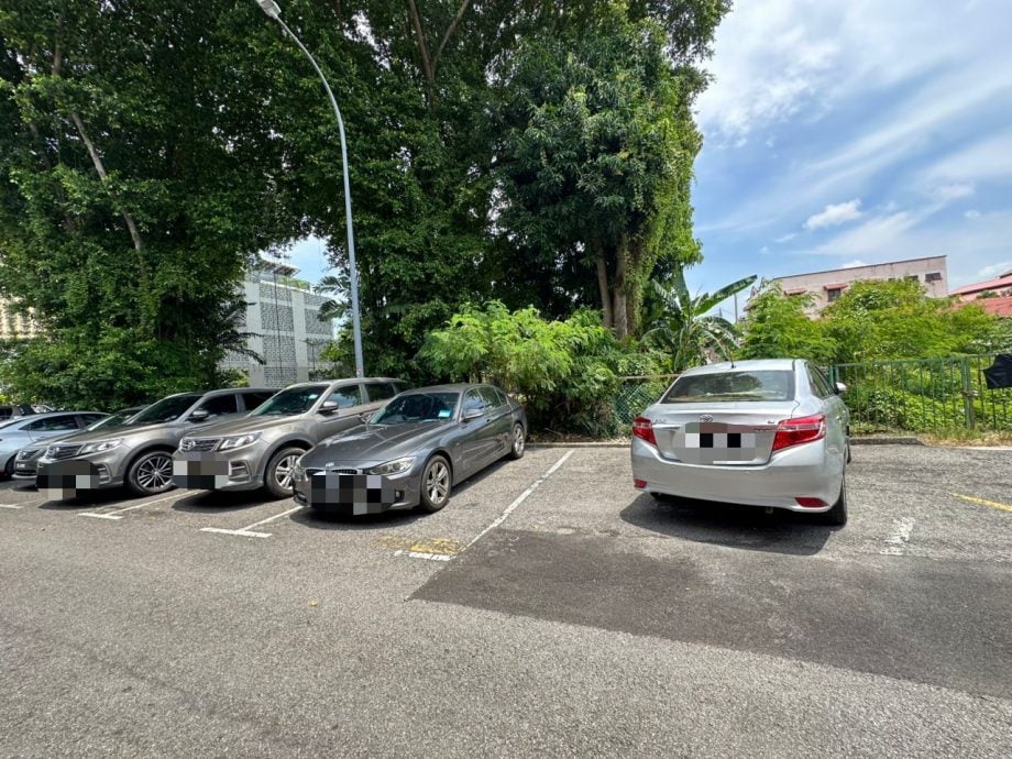 (古城第三版主文)马六甲拉也停车格“斜直交错” 造成民众混淆