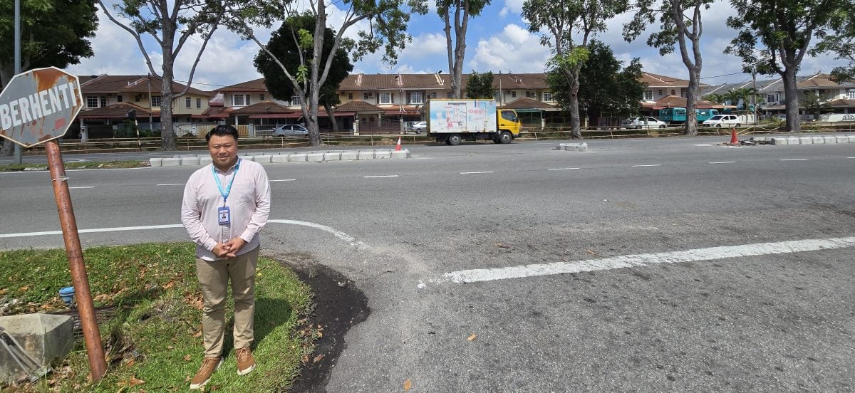 （古城第六版主文）工程局10万在5区9路口设永久安全岛保安全