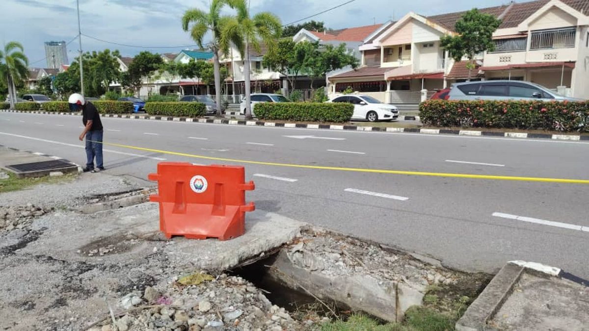 (古城第六版主文)甘榜拉班沟渠阻塞已正在修复