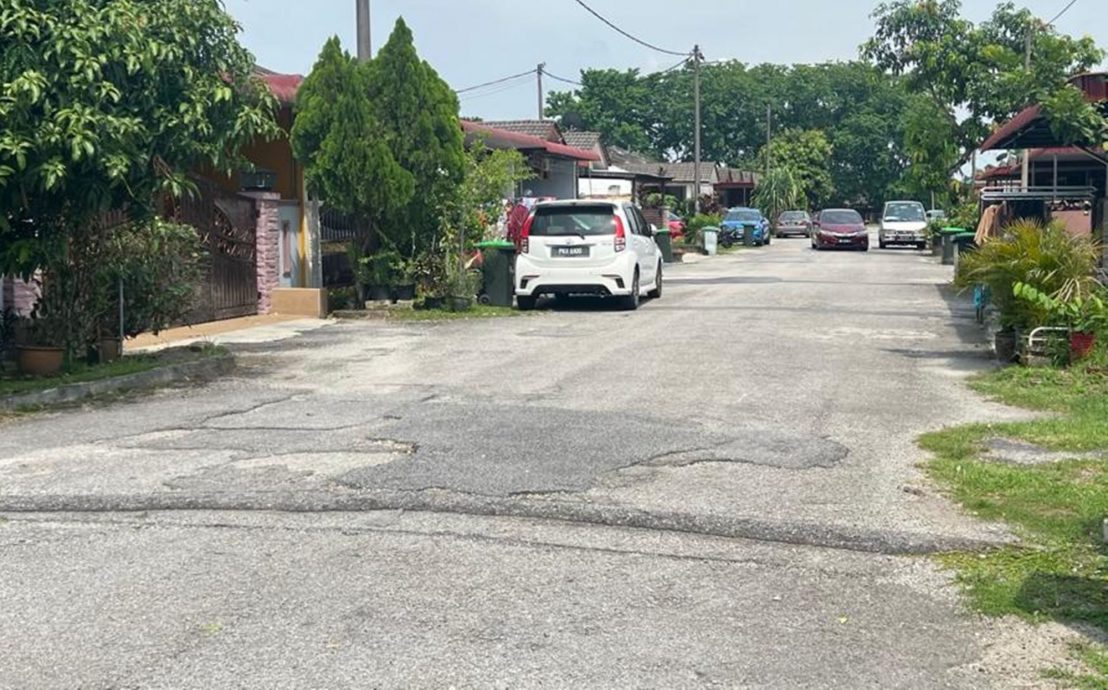 (大北马)庄国胜巡视包菜园重铺沥青工程