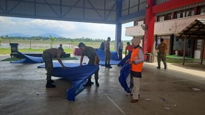 水位退去 灾民已回家 全槟临时疏散中心关闭