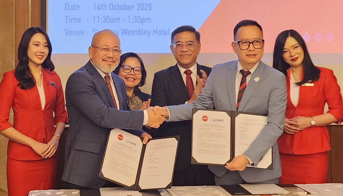 （大北马）槟政府槟医疗旅游中心与亚航，合作推广“登机证优惠”