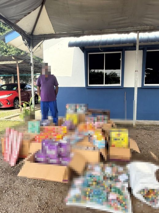 （大北马）警方缉获超3万4000令吉烟花爆竹及漏税酒饮