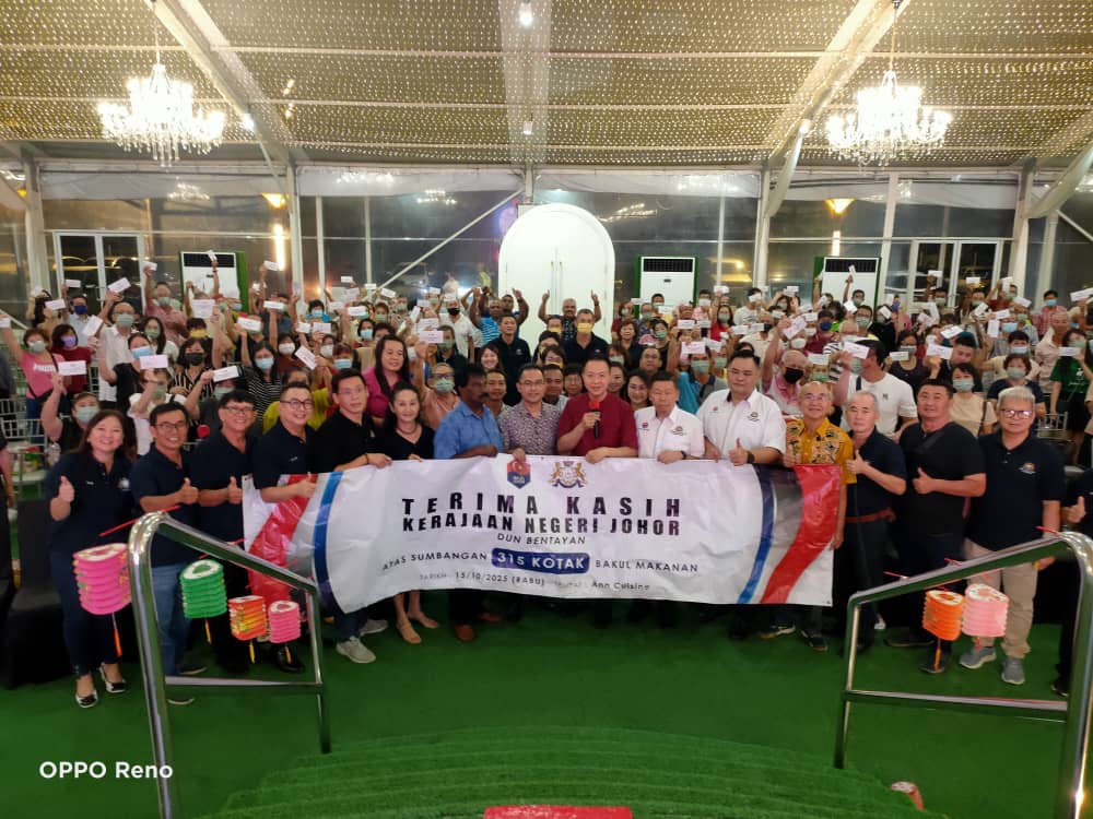 柔佛食物篮关爱援助计划 文打烟州选区315华裔受惠