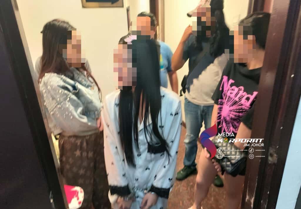 (已签发)柔:涉提供不道德交易   柔移民局捕4外国女子