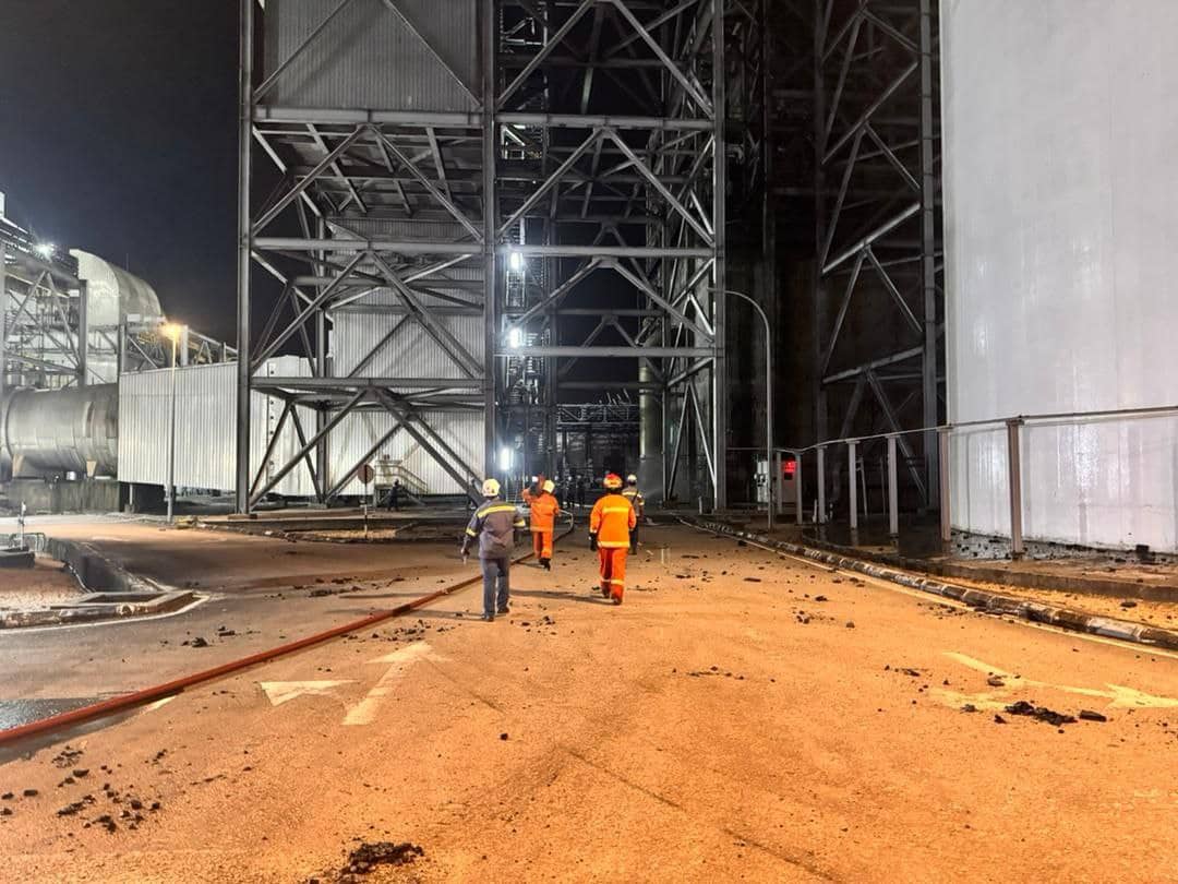 （已签发）柔：**版二头**笨珍丹绒宾发电站火警   火势及时受控未扩散