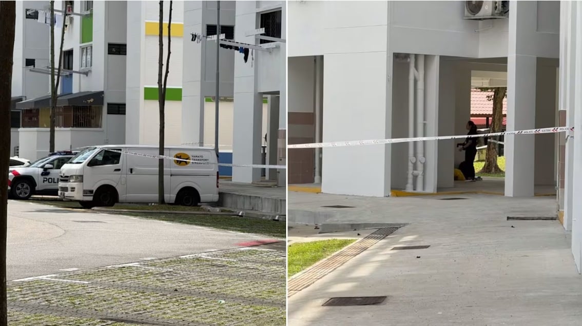 （已签发）柔：狮城二三事：56岁妇女倒卧碧山组屋底层 狮城警方排除他杀可能性