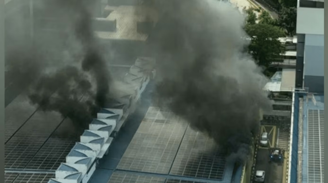 (已签发)柔:狮城二三事:新加坡理工学院实验室储藏间起火 紧急疏散25人