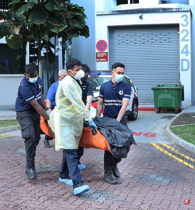 (已签发)柔:狮城二三事:盛港双尸案引关注 居民疑:女儿伴父尸一个月饿死家中