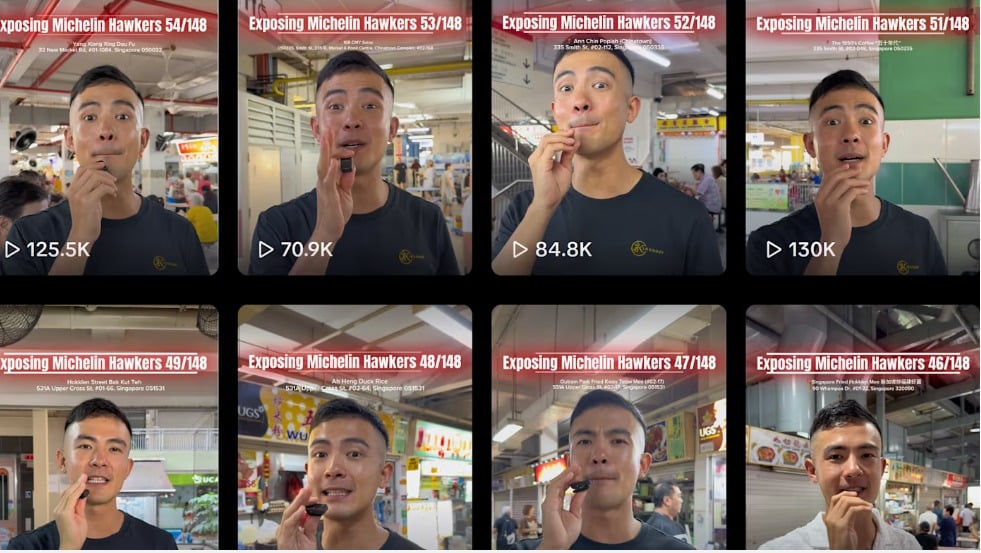 (已签发)柔:狮城二三事:网红狠批米其林小贩掀论战 有人赞也有人批“害人关门”