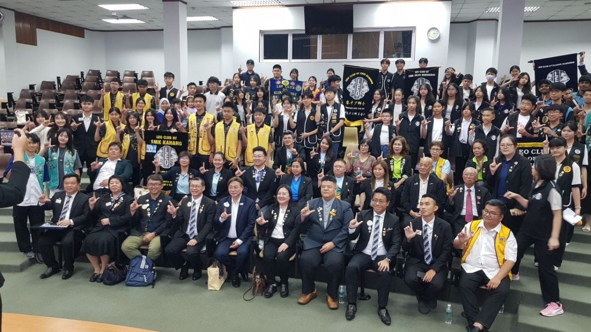 第四专区7少狮会联办新会员入会仪式   培育青年投入服务力量
