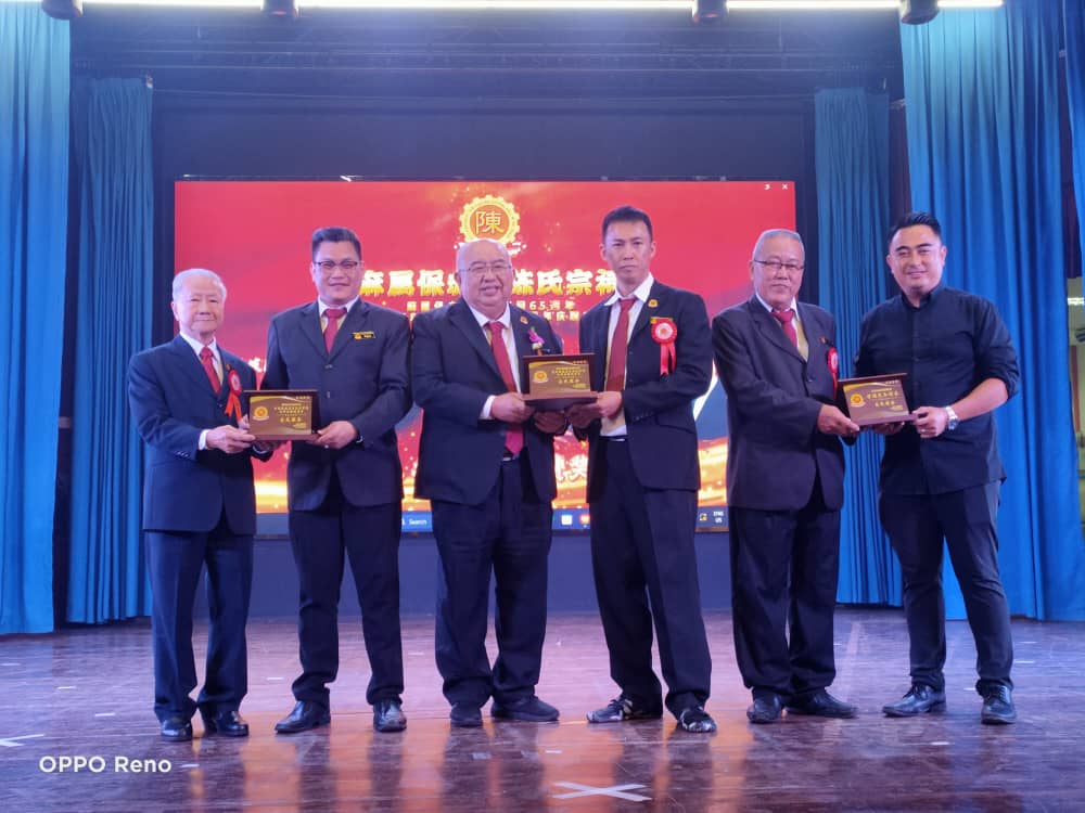 (已签发)柔:陈湘发鼓励陈氏属会 领养独中或华文学会贫困优秀生