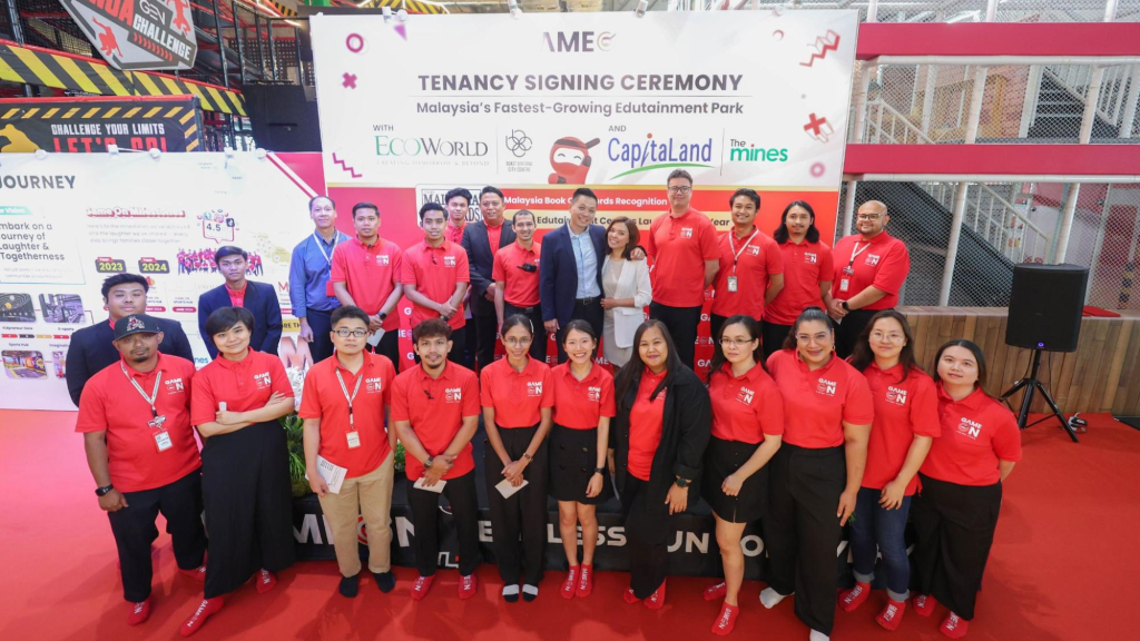 GameOn主题乐园 荣获《马来西亚记录大全》殊荣！