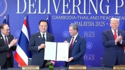 特朗普:泰柬和平协议可拯救数百万人命