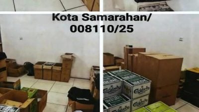 砂警打击走私烟酒柴油  缉私缴获值404万财物