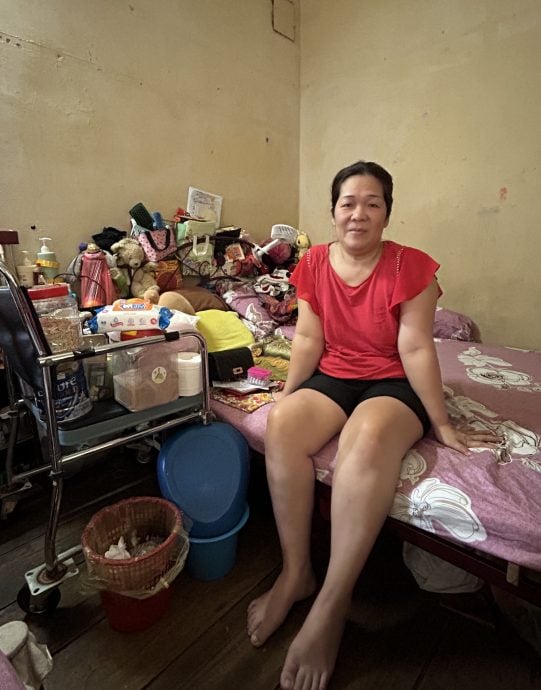 pk霹/版四或五头:星洲基金/彭月英盼能站起来 再筹款减家庭负担