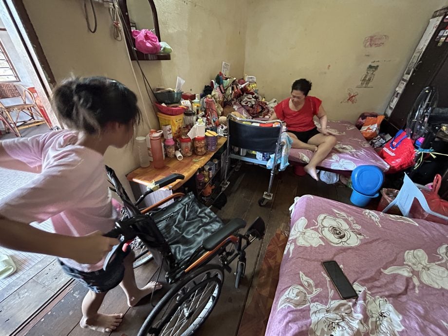 pk霹/版四或五头:星洲基金/彭月英盼能站起来 再筹款减家庭负担