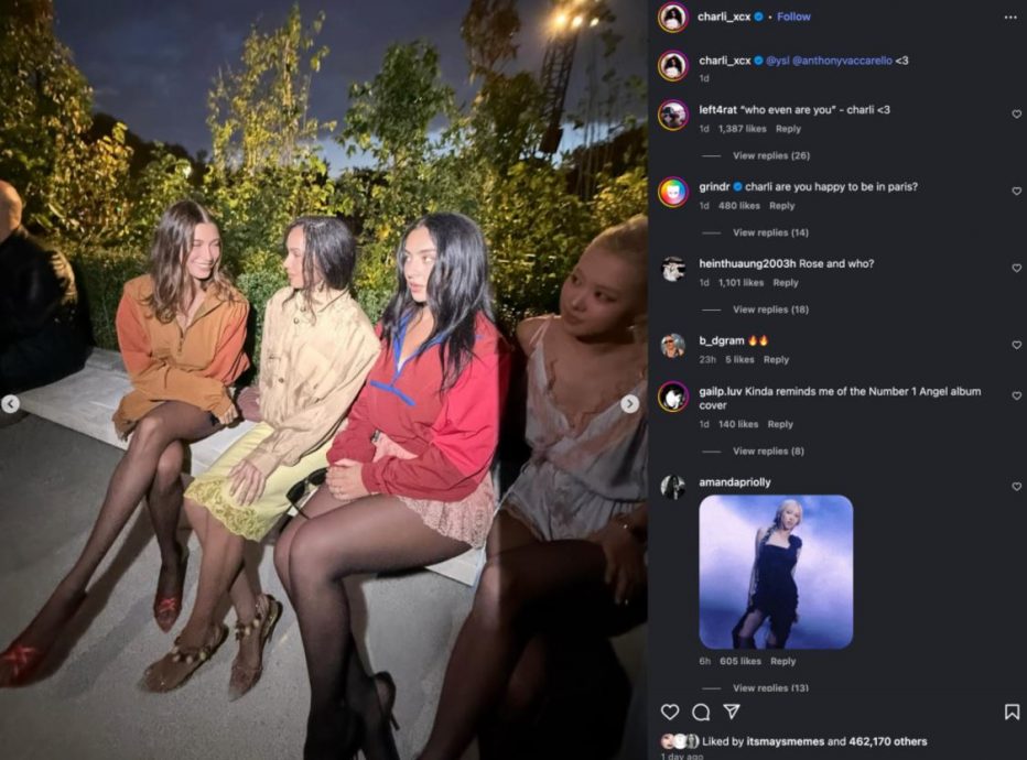 Rosé时装周合照被裁掉 网轰英杂志种族歧视