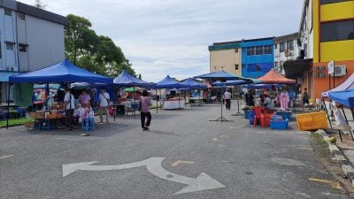 小贩来自中区各地.美景市集周六更热闹