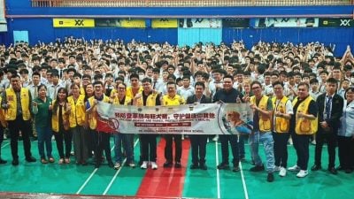 钱进一:共同防治蚊症狂犬病 . 官民携手打造安全诗巫