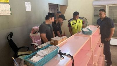 砂拉卓警方查17地点扣9男