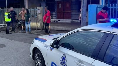 诗巫柏迈再也传骇人血案!夫持刀砍伤妻女逃逸