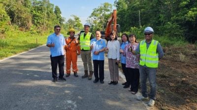 双溪玛奥1.5公里路段填高．黄顺舸盼雨季前完工