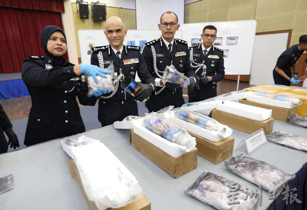 涉藏毒排气管运出国,警起获8万令吉冰毒捕一男
