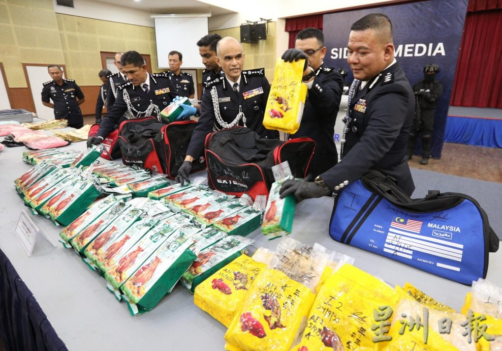 印度男子为财来马运毒，人赃并获350万令吉毒品