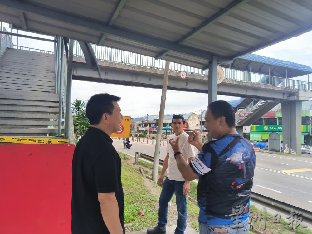 **已签发**柔：沙威行人桥3日午夜起关闭  市会展开修复工程