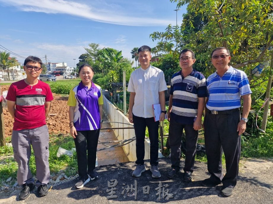 已签发 柔：房地部拨14.7万给叶陶沙新村   解决困扰排水问题