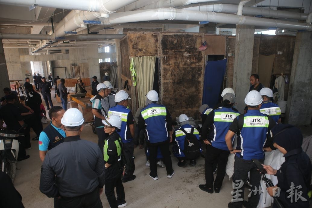 人力局突检金马仑9地 劳工住宿安全卫生令人忧