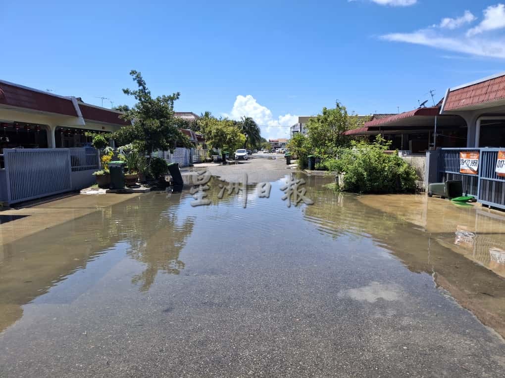 （大北马）大涨潮持续至10日，米都天皇茉居民戒备淹水陷灾情