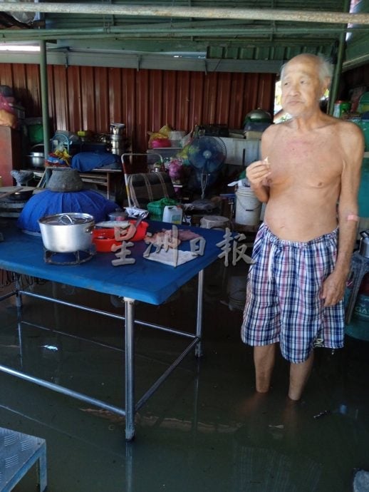 （大北马）大涨潮持续至10日，米都天皇茉居民戒备淹水陷灾情