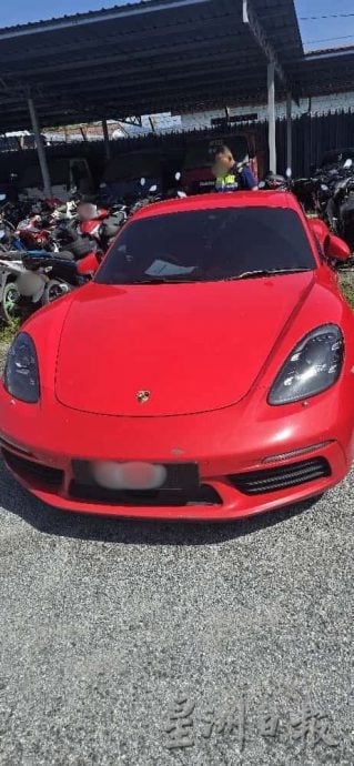 保时捷没路税遭充公 霹陆交局4天扣2跑车