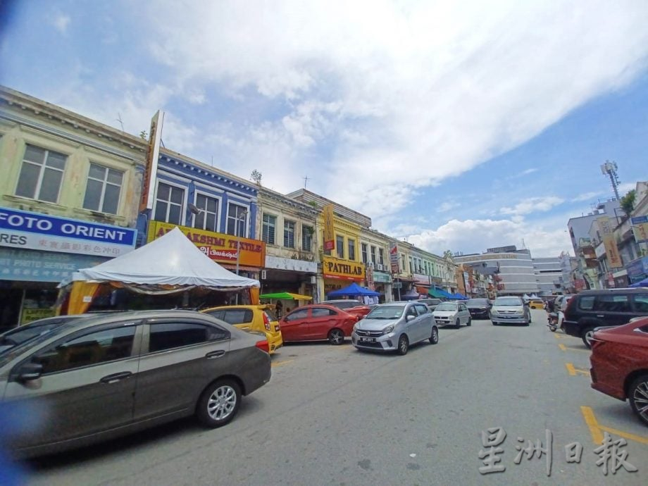 必下//大都会/加影市区老街,如今已变成“小印度“,屠妖节前夕好热闹