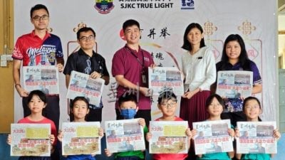魏晓隆赞助星洲阅报计划 盼培养学生批判思维