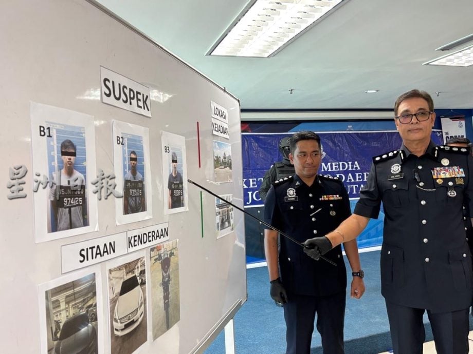 已签发 柔:版头之一:新山警方捣毁淡杯毒窟,起获逾138万令吉毒品捕3嫌犯