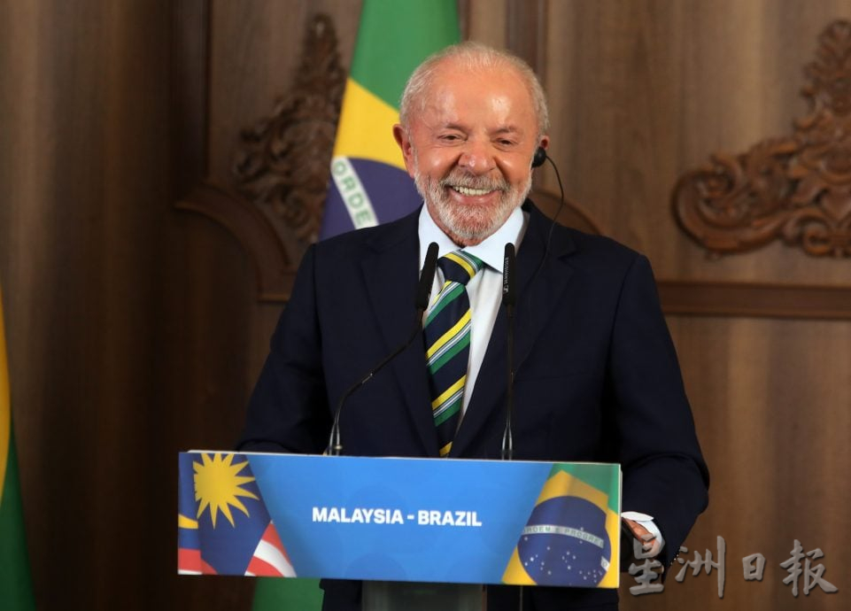 （已上网，请更新）/卢拉：大马将获巴西支持成为金砖国家正式成员